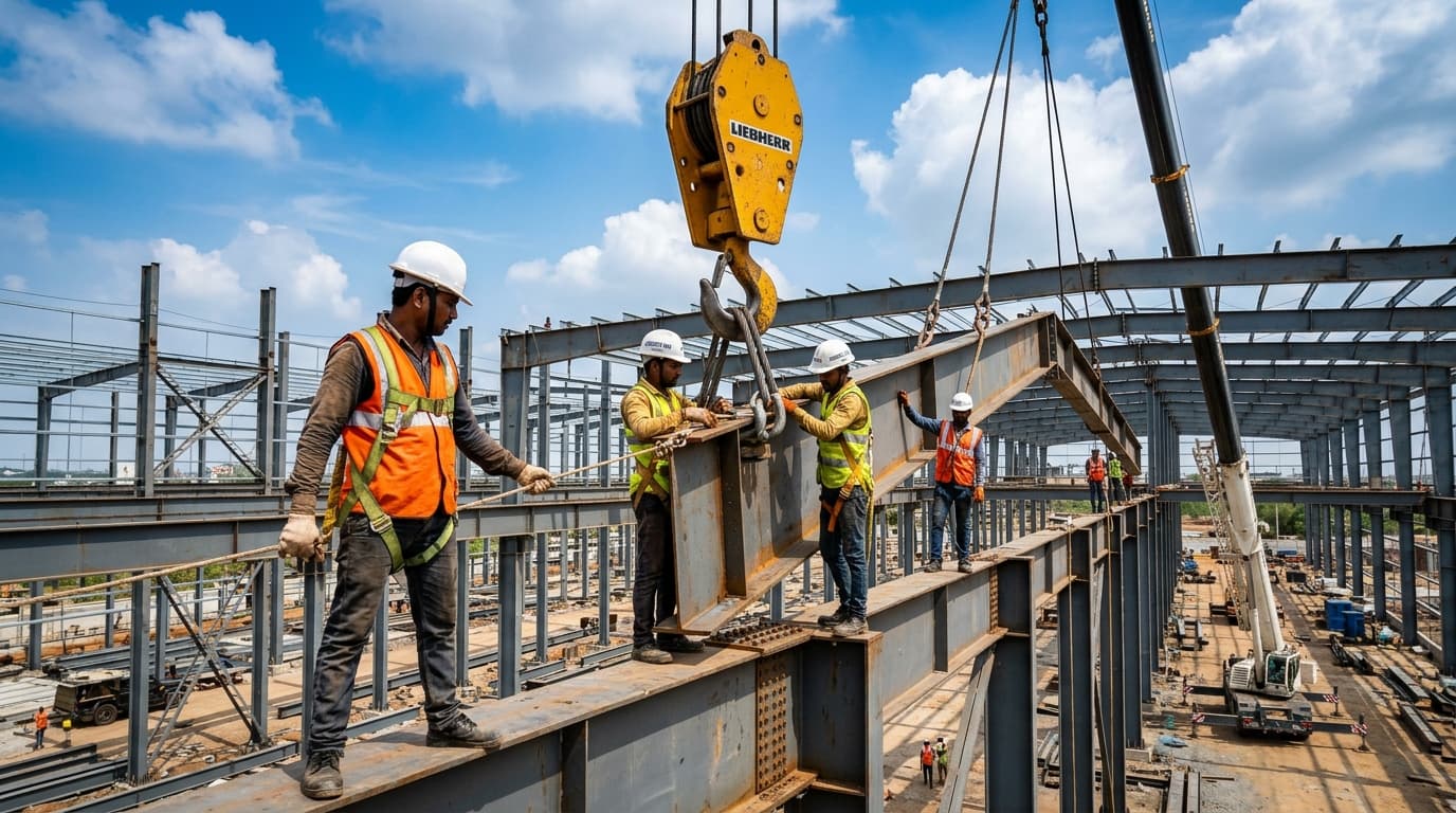 Installation & Erection - Yatee Team at Work